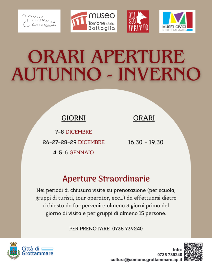 Homepage - orari aperture AUTUNNO INVERNO 2 1